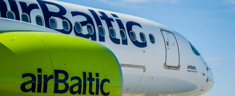 Flying high over the Baltic