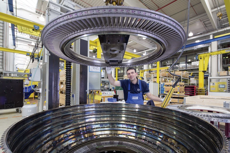 Maintenance professionals at work: