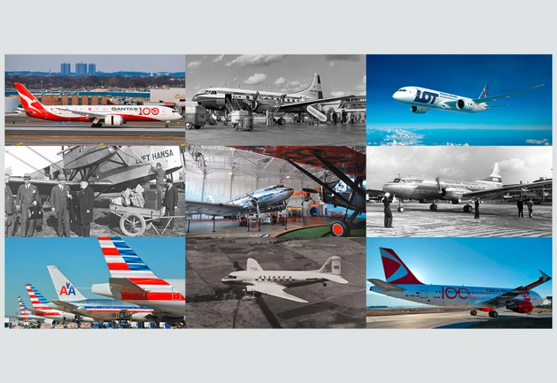 More and more airlines are celebrating 100 years in the skies