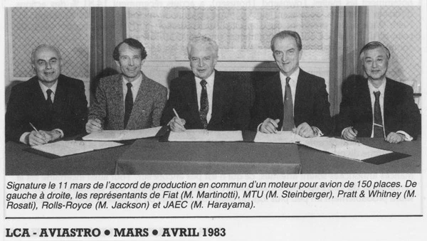 Founding of International Aero Engines AG: