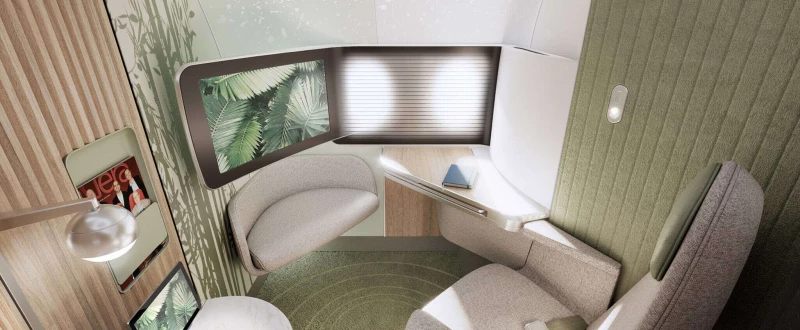 The latest trends in aircraft cabins
