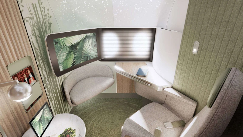The latest trends in aircraft cabins