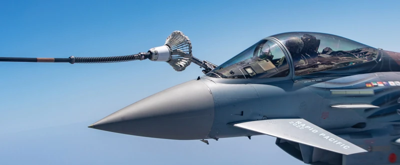 So funktioniert die Luftbetankung von Militärflugzeugen