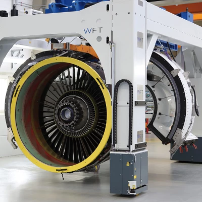 (strich:Summary) Rigs contribute to the success of an engine. Currently, one of the most successful programs is the A320neo’s PW1100G-JM engine—seen here on the way to the test stand.