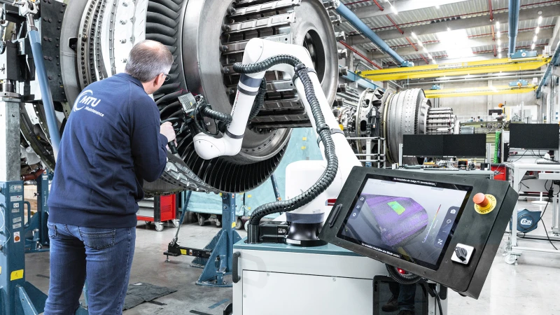 ScanExpress: So werden Defekte an Triebwerksteilen in 3D gescannt