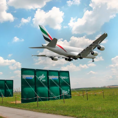 **Plates vs. vortices:** Measuring nine meters long and four meters tall, these plates essentially cancel out vortices – generated.