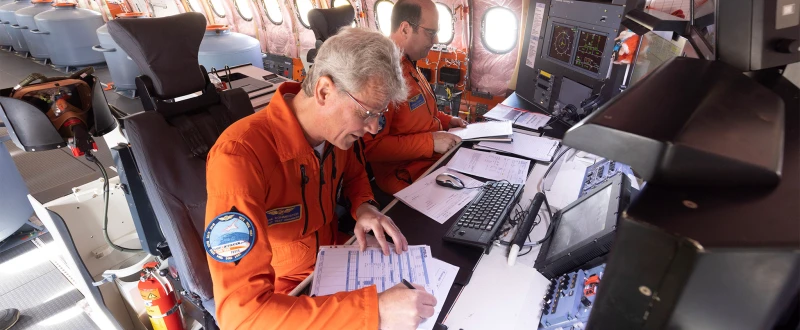 A flight test engineer works very close to the engine