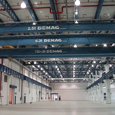 Building the test stand was a challenge. A total of 30,000 piles ensure that the shop stands securely.