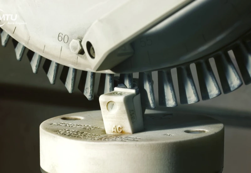 High-tech manufacturing process in use at MTU: Electrochemical machining