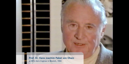 Video: Prof. Hans-Joachim Pabst von Ohain explains the jet engine